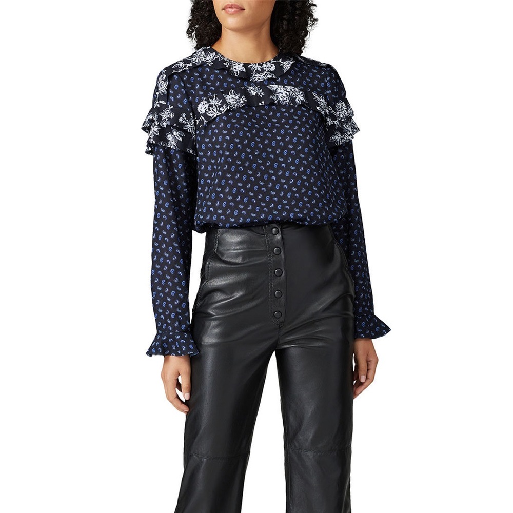 Jason Wu Paisley Silk Top